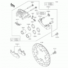 Teryx (KRF800-FGF) Передний тормоз