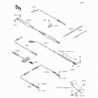 Mule 4000 (KAF620-PFF) Тросы управления