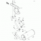 Mule 4000 (KAF620-PFF) Глушитель