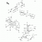 Mule 4000 (KAF620-PFF) Рачаг переключения