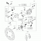 Mule PRO-FX (KAF820-EGF) Задний тормоз