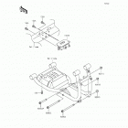 Mule 4000 (KAF620-PFF) Крепление двигателя