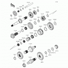 Mule PRO-FX (KAF820-EGF) Трансмиссия