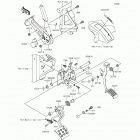 Mule PRO-FXT EPS LE (KAF820-CFF) Brake pedal  /  throttle lever