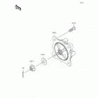 Mule PRO-FX (KAF820-EGF) Rear hubs  /  brakes
