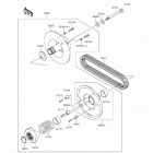 Mule 600 (KAF400-BGF) Driven converter  /  drive belt