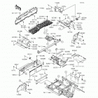 Mule PRO-FXT EPS (KAF820-BGF) Frame fittings(rear)(bgf)