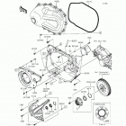 Mule PRO-FX (KAF820-EGF) Крышка вариатора
