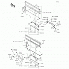 Mule 4000 (KAF620-PFF) Заднее крыло