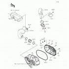 Teryx LE (KRF800-CFF) Крышка вариатора