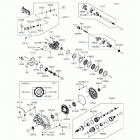 Teryx4 LE (KRT800-CFF) Карданный вал