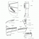 Teryx (KRF800-BFF) Наклейки