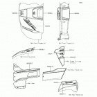 Teryx LE (KRF800-CFF) Decals(orange)(green)