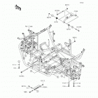 Teryx LE (KRF800-CFF) Крепление двигателя