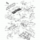 Mule PRO-FXT EPS LE (KAF820-CFF) Frame fittings(rear)(cff)
