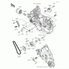 Teryx LE (KRF800-CFF) Масляный насос  /  масляный фильтр