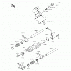 Teryx LE (KRF800-CFF) Шестерни   /  вилки переключения