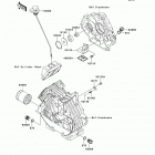 Mule 600 (KAF400-BFF) Масляный насос  /  масляный фильтр