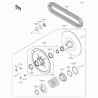 Teryx4 LE (KRT800-CFF) Driven converter  /  drive belt