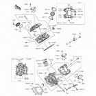 Teryx Camo (KRF800-DFF) Головка цилиндра