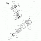 Teryx LE (KRF800-CFF) Цилиндр(ы) /  поршень