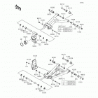 Teryx4 LE (KRT800-CFF) Задняя подвеска