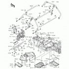 Teryx (KRF800-BFF) Guards  /  cab frame