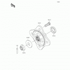 Teryx LE (KRF800-CFF) Rear hubs  /  brakes