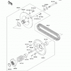 Mule 610 4x4 (KAF400-AFF) Driven converter  /  drive belt