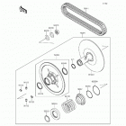 Teryx LE (KRF800-CFF) Driven converter  /  drive belt