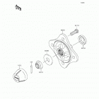Teryx Camo (KRF800-DFF) Rear hubs  /  brakes
