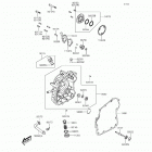 Brute Force 300 (KVF300-CFF) Крышки двигателя