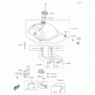 KFX50 (KSF50-BGF) Топливный бак