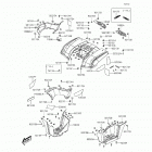 Brute Force 300 (KVF300-CFF) Заднее крыло