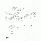 Brute Force 300 (KVF300-CFF) Глушитель