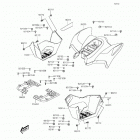 KFX50 (KSF50-BGF) Заднее крыло