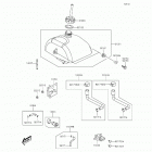 KFX90 (KSF90-AGF) Топливный бак