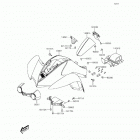 KFX50 (KSF50-BGF) Переднее крыло(ья)