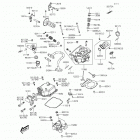 Brute Force 300 (KVF300-CFF) Головка цилиндра