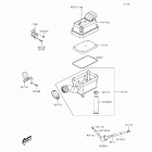KFX50 (KSF50-BGF) Воздухозаборник