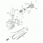 KFX50 (KSF50-BGF) Crankshaft  /  piston(s)