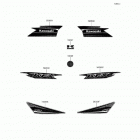 KFX50 (KSF50-BGF) Decals(bgf)