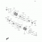 KFX50 (KSF50-BGF) Переднее колесо