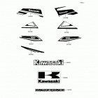 Brute Force 300 (KVF300-CGF) Decals(black)(cgf)