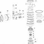 115 E115DHXINA Коленчатый вал , поршни