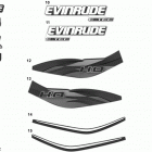 130 E130DPLINA Decals - blue