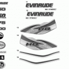 175 E175DSLINE Наклейки - белый