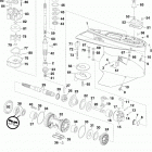 150 E150DPXINE Gearcase, m2-type