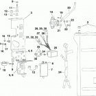 225 E225HSLINM Электрические компоненты и кронштейны крепления