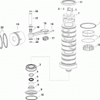 175 E175DSLINE Коленчатый вал , поршни